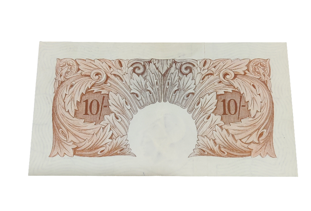 Bank of England series A Ten  shillings banknote L k O'Brien