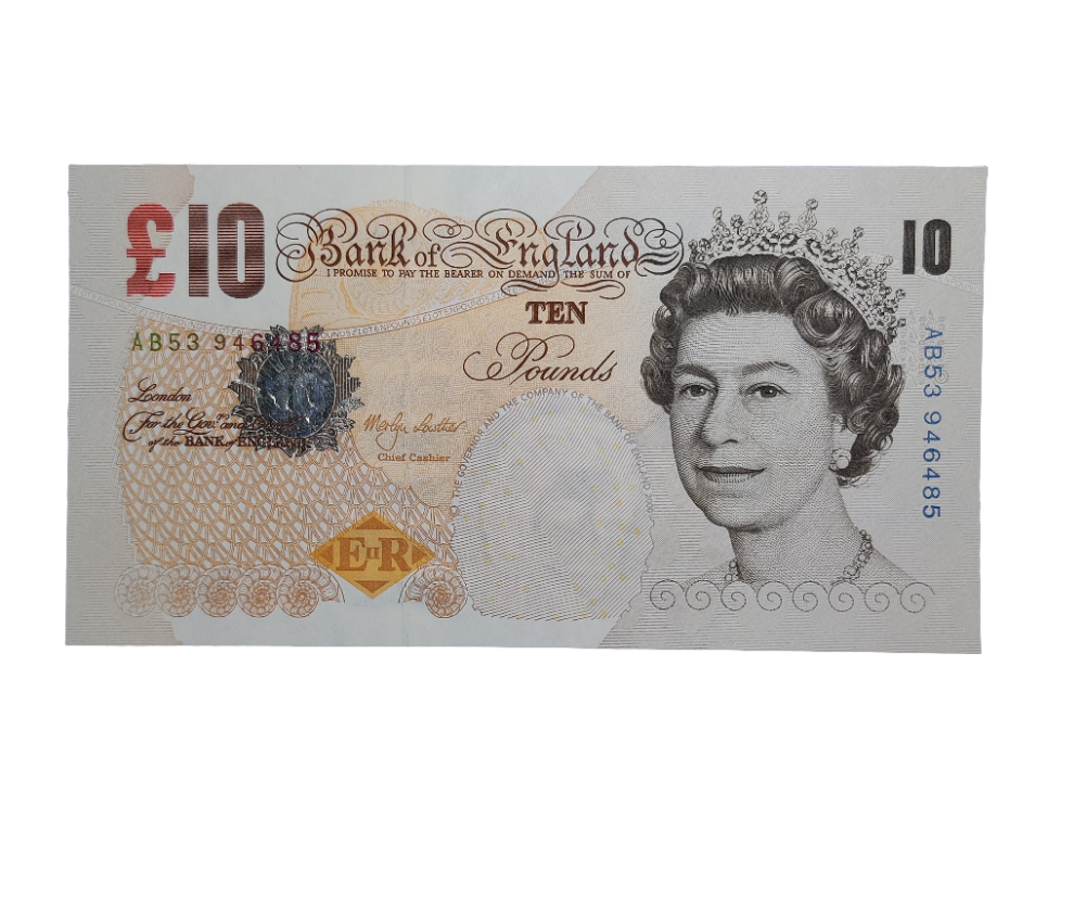 Bank Of England Series E Ten Pounds Banknote Merlyn Lowther