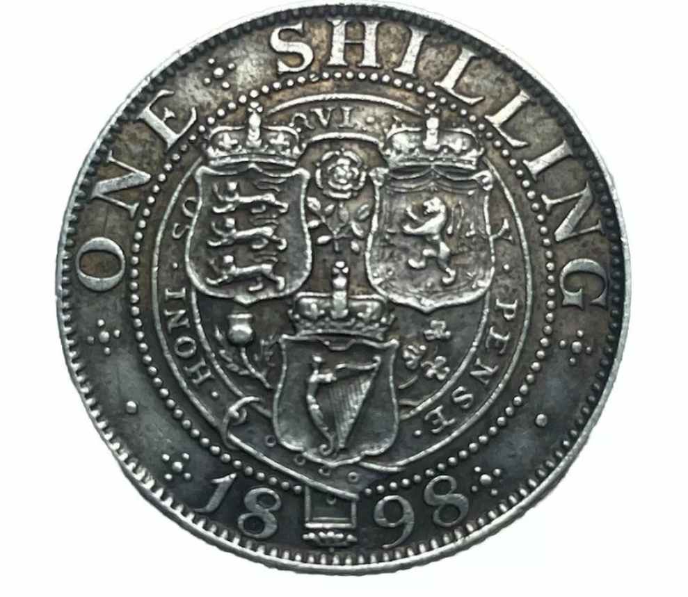 1898  Victoria one shilling