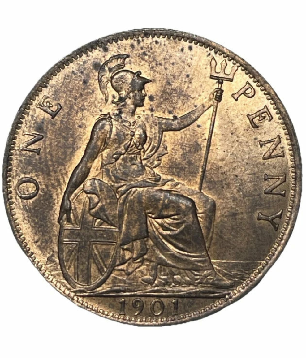 1901 Victoria one Penny
