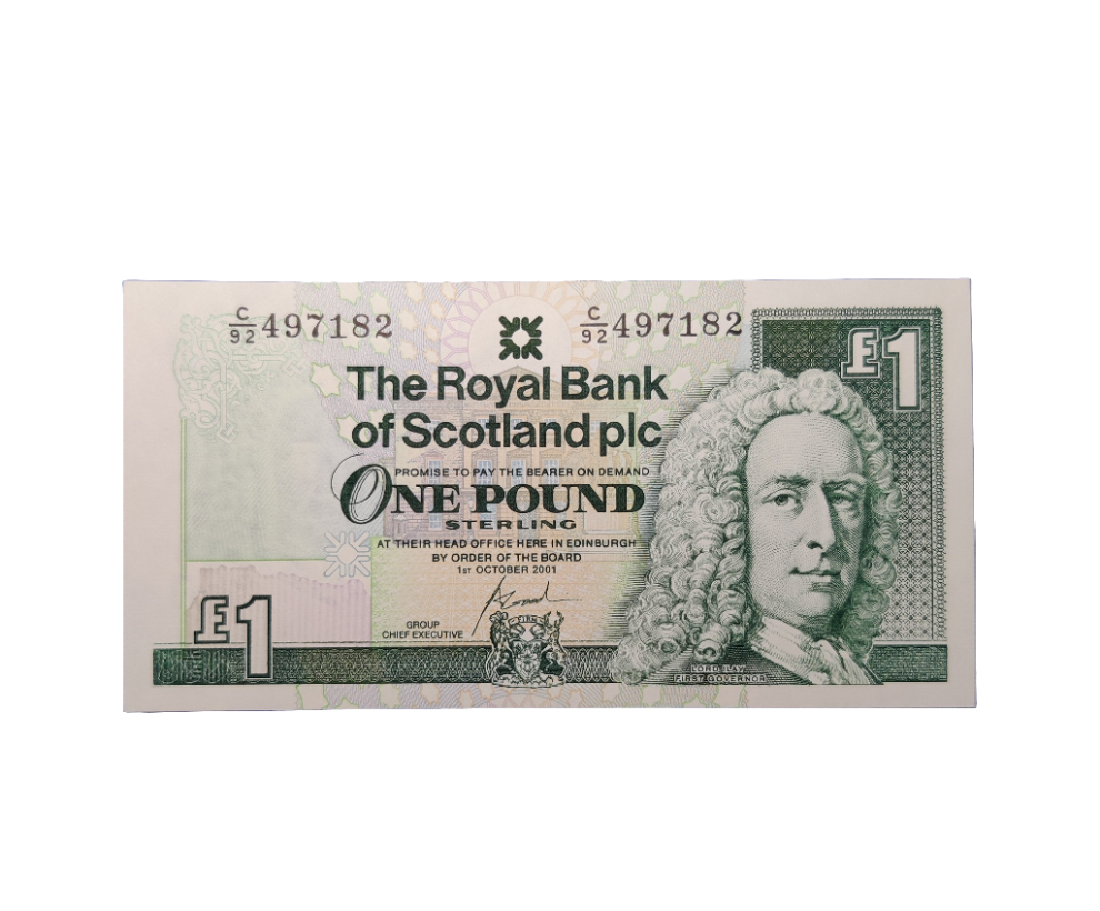 The Royal Bank of Scotland PLC One Pounds Banknote