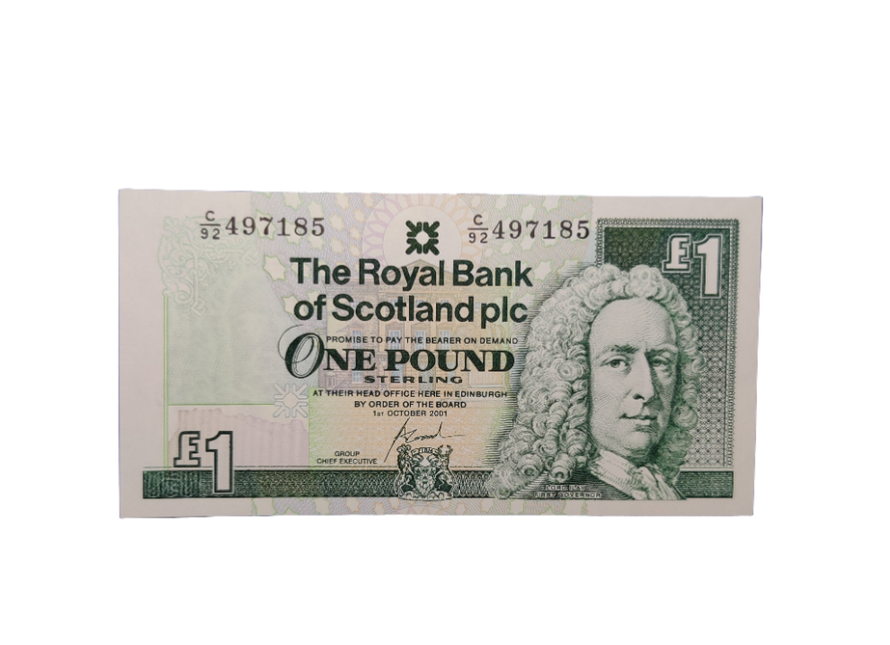 The Royal Bank of Scotland PLC One Pounds Banknote