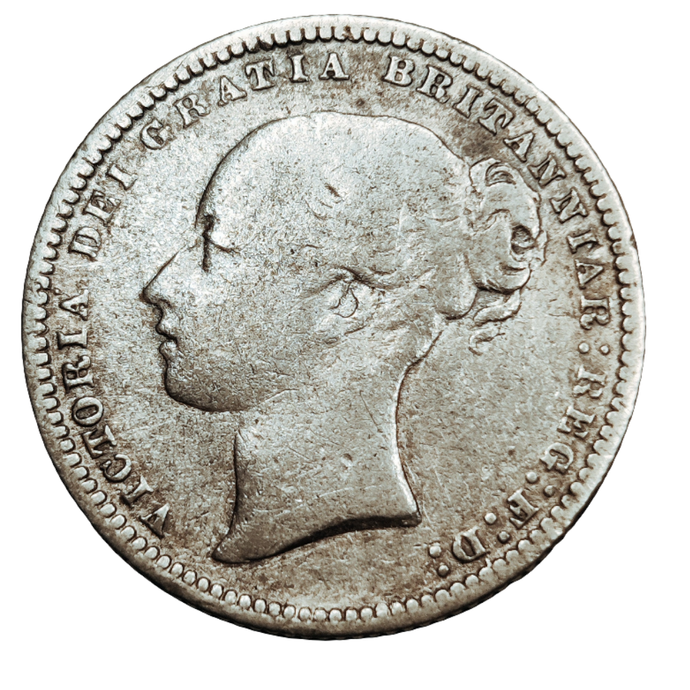 1873 Victoria one shilling
