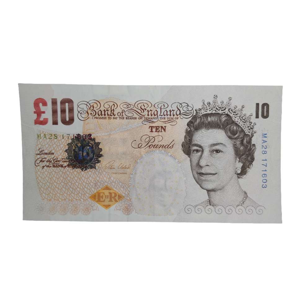 Bank Of England Series E Ten Pounds Banknote Victoria Cleveland