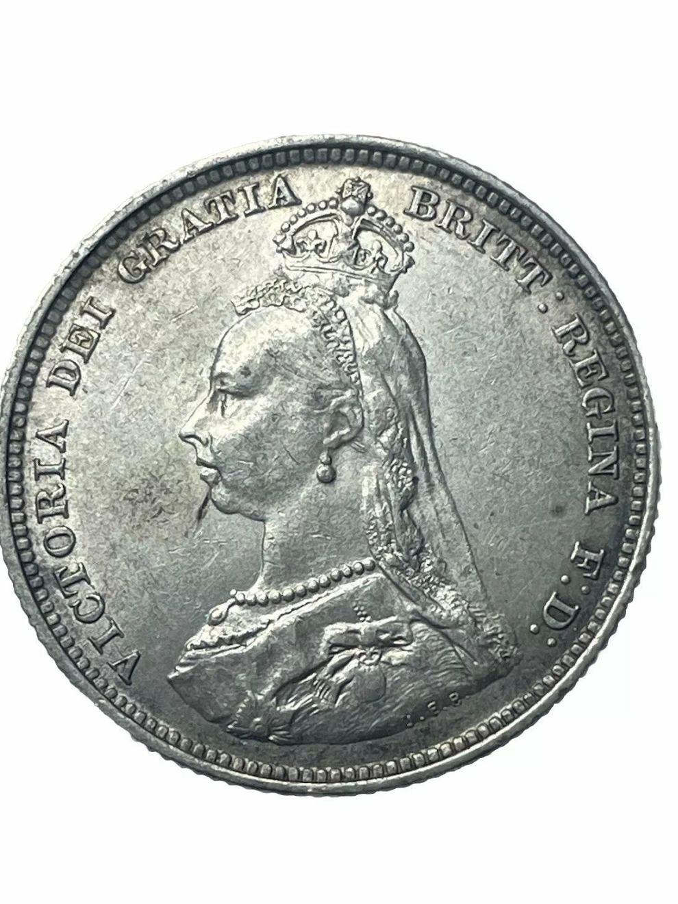 1887 Victoria one shilling