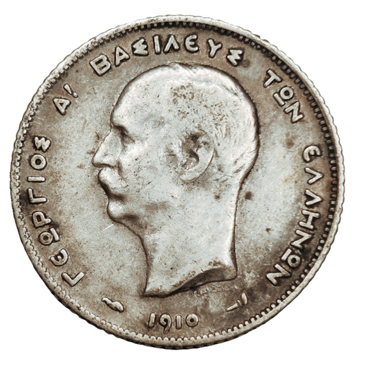 1910 Drachma coin Greek