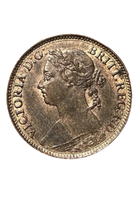 GB Victoria 1881 Farthing A UNC getting  Scarcer  in this grade  some lustre