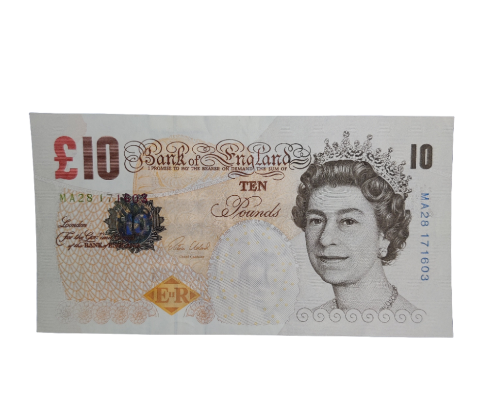 Bank Of England Series E Ten Pounds Banknote Victoria Cleveland