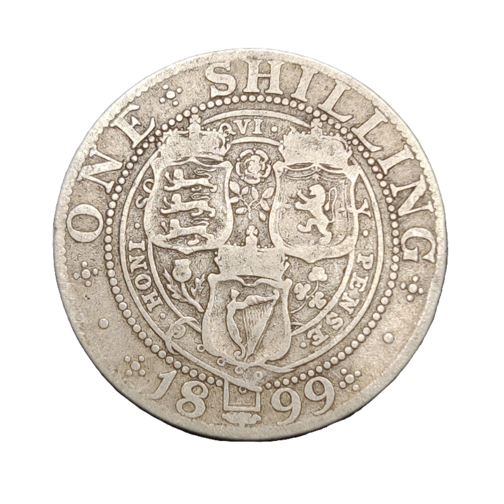 1899 Victoria one shilling