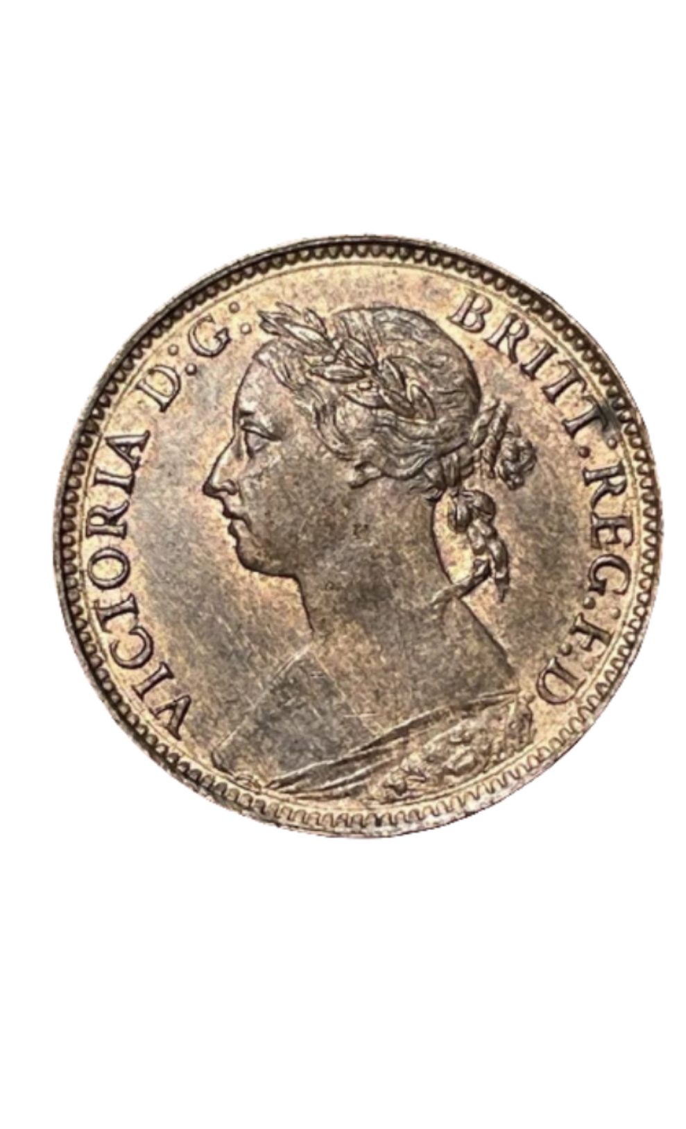 GB Victoria 1881 Farthing A UNC getting  Scarcer  in this grade  some lustre