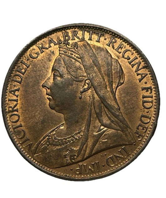 1899 Victoria one Penny