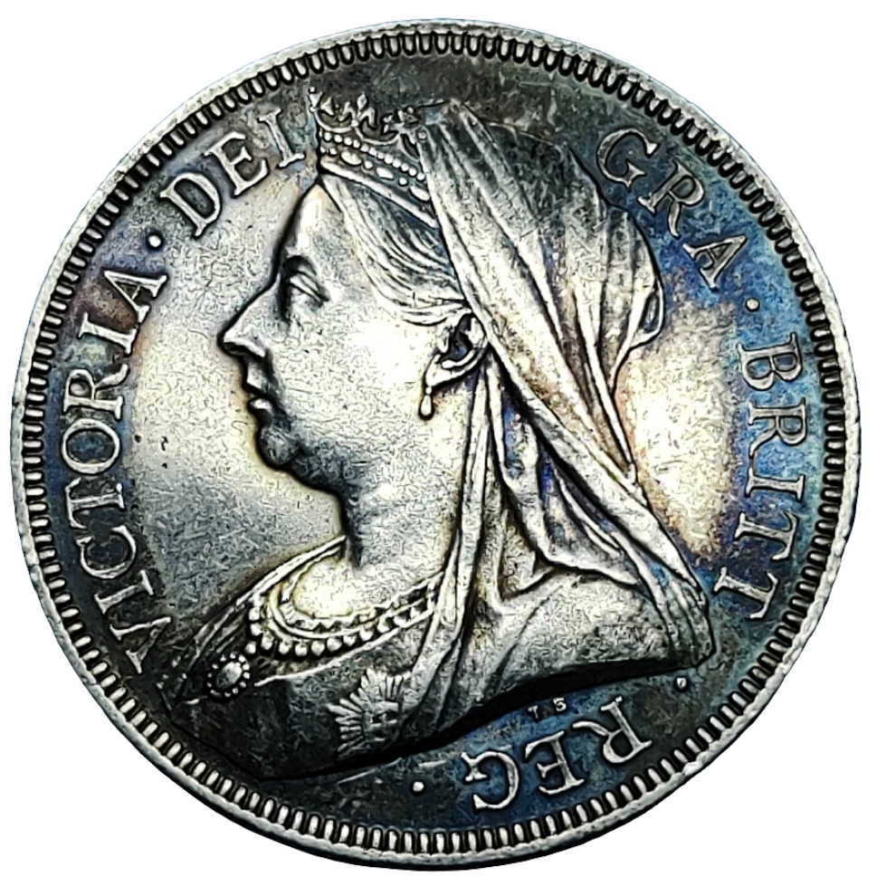 1893 Victoria halfcrown