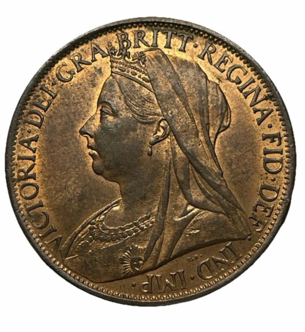 1899 Victoria one Penny