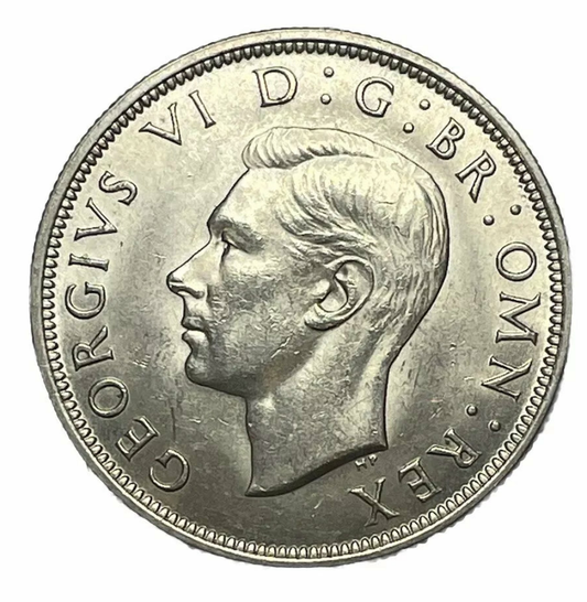 George VI 1946 Half-Crown UNC ms lustre