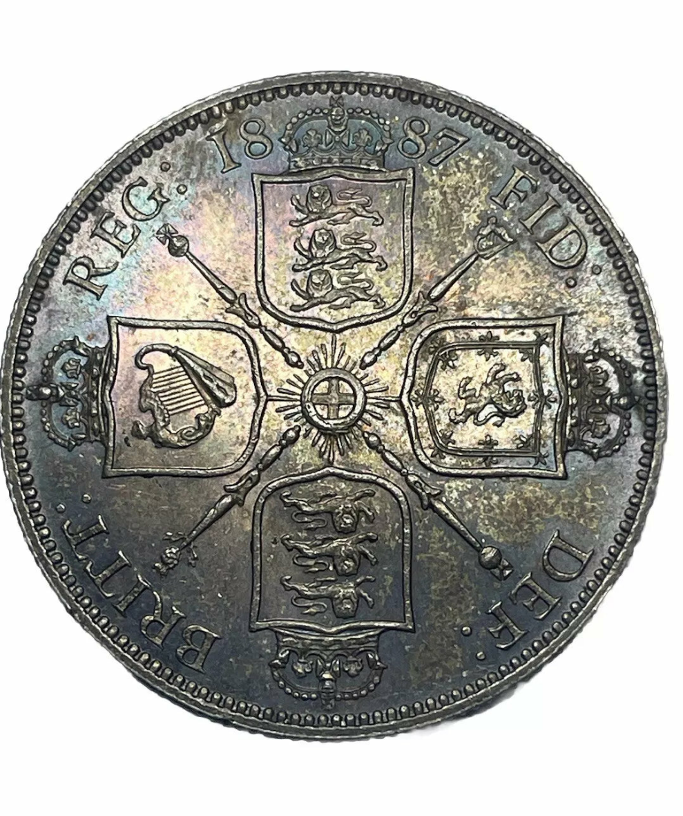 1887 Victoria Florin Proof