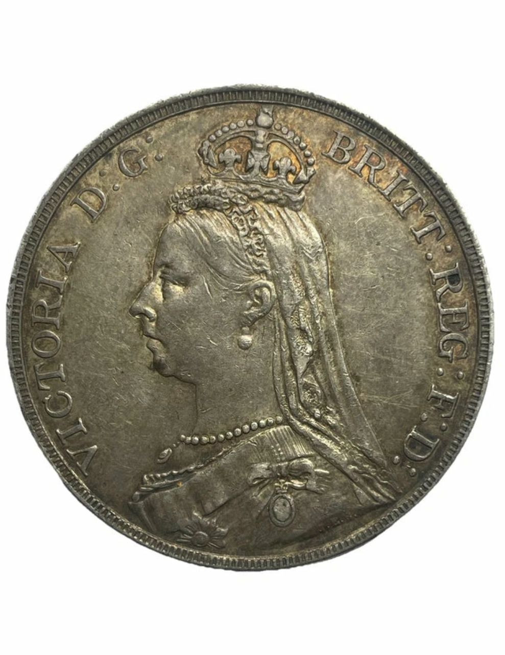 1889  VICTORIA JUBILEE HEAD CROWN