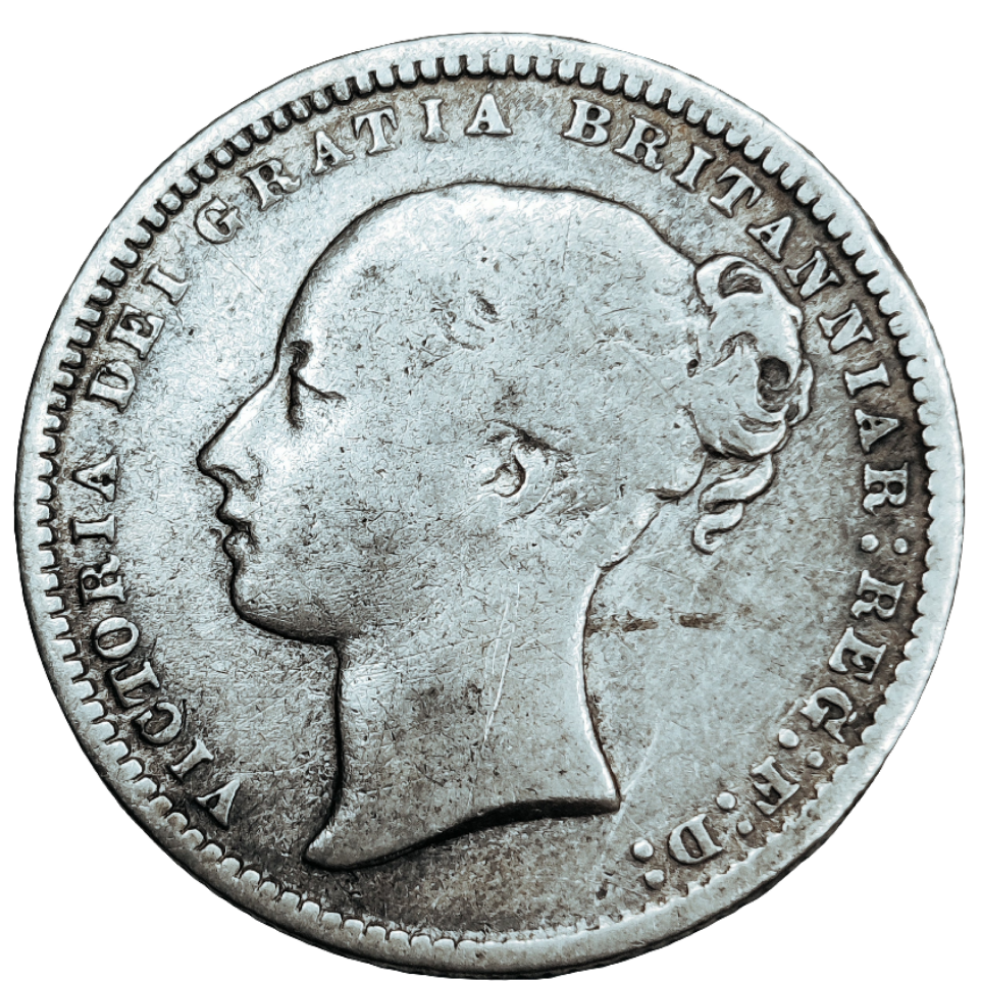1873 Victoria one shilling