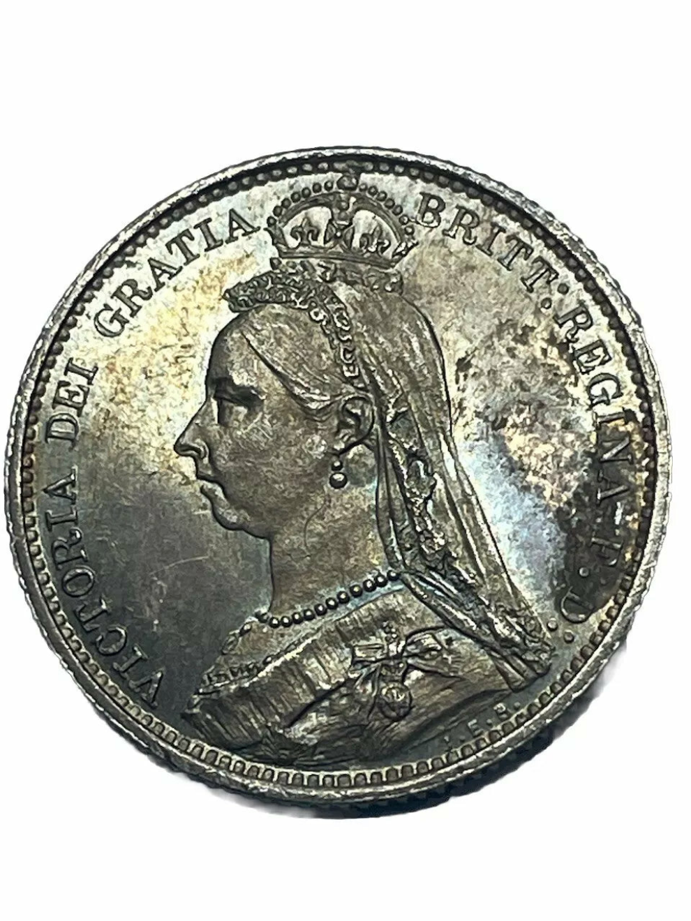 1887 Victoria Sixpence Proof strike