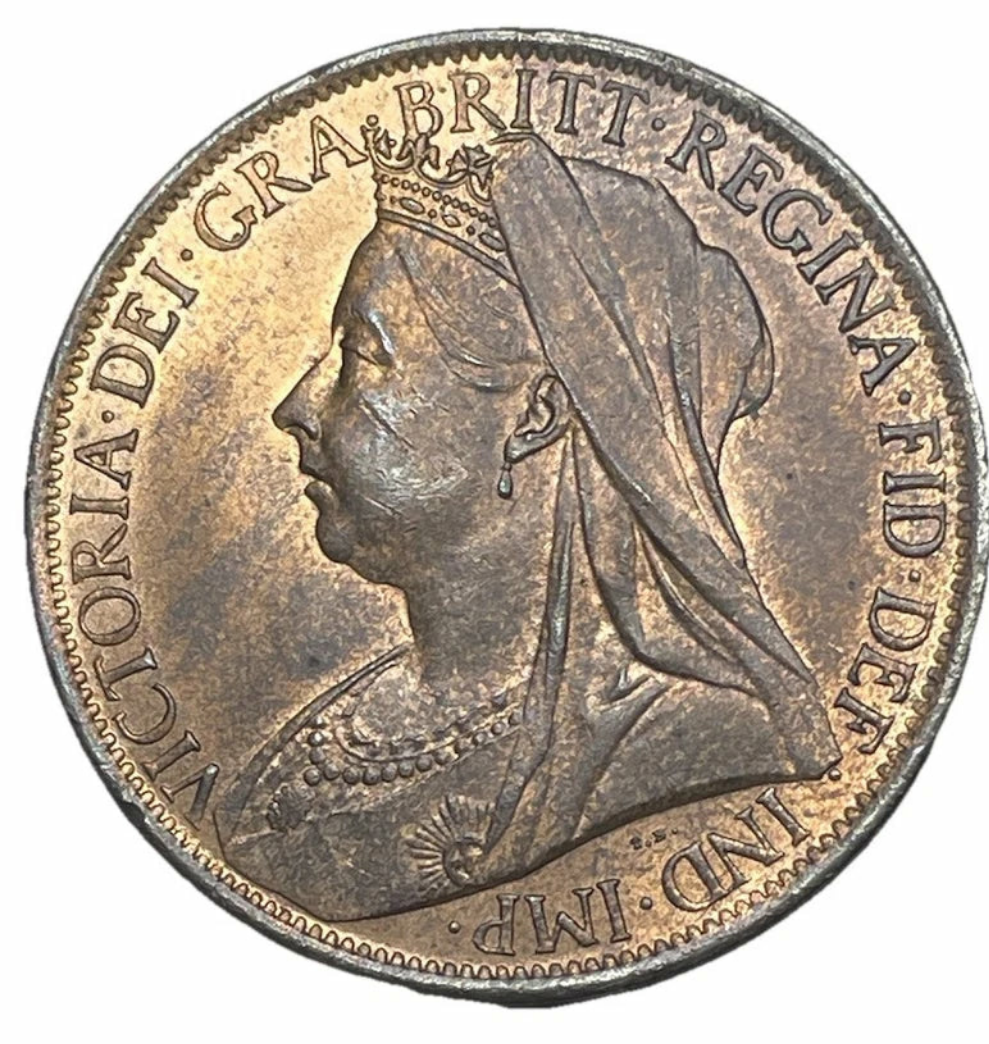 1901 Victoria one Penny