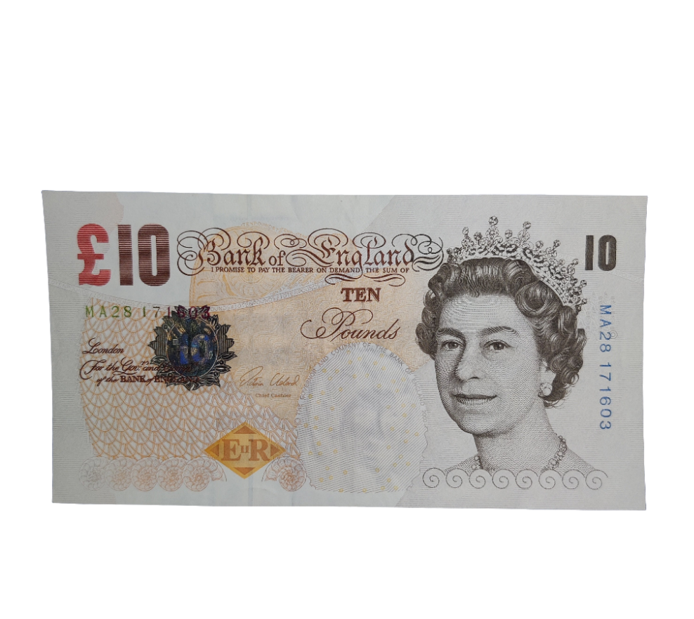 Bank Of England Series E Ten Pounds Banknote Victoria Cleveland