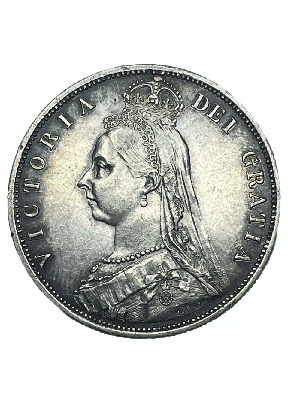 1887 Victoria halfcrown