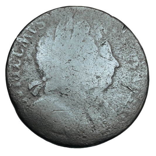 William and Mary half penny