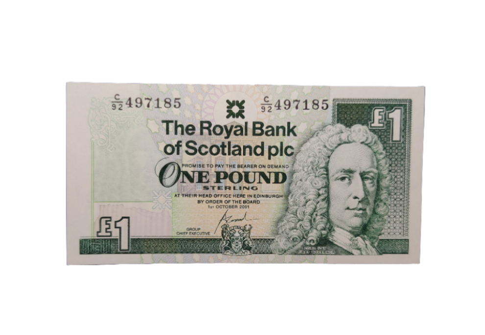 The Royal Bank of Scotland PLC One Pounds Banknote