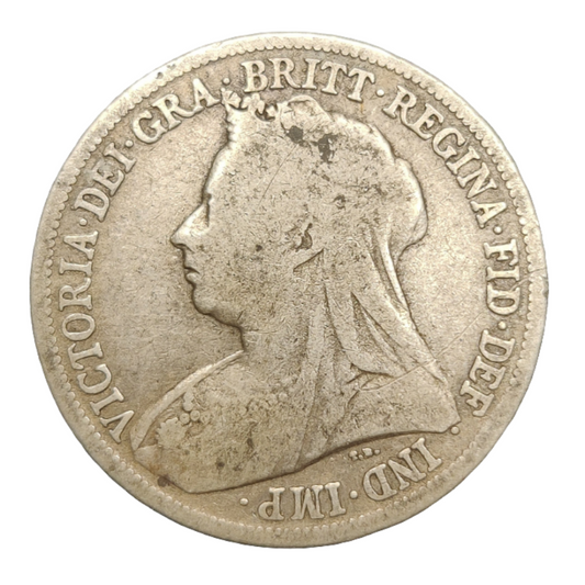 1899 Victoria one shilling