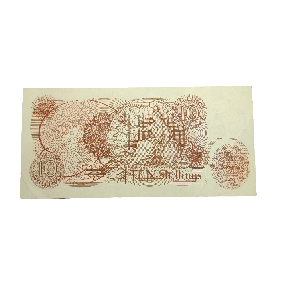 Bank Of England Series C Ten Shillings Banknote J Q Hollom
