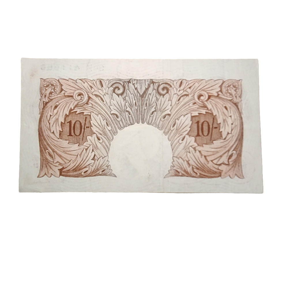 Bank Of England series A Ten Shillings banknote K O Peppiatt