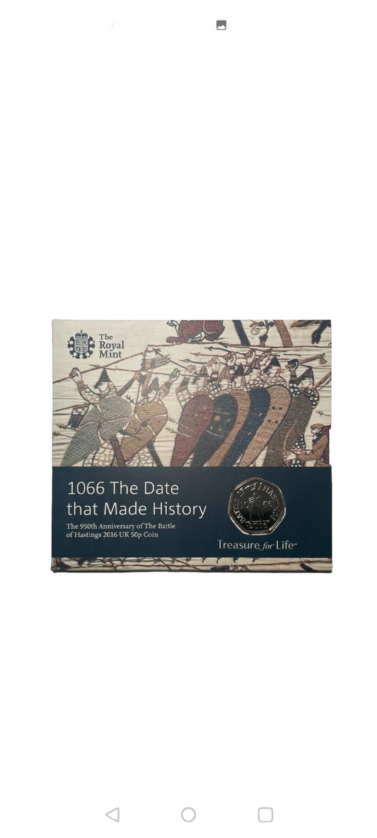 Battle of Hastings 1066 950th Anniversary 50p 2016 Royal Mint Set