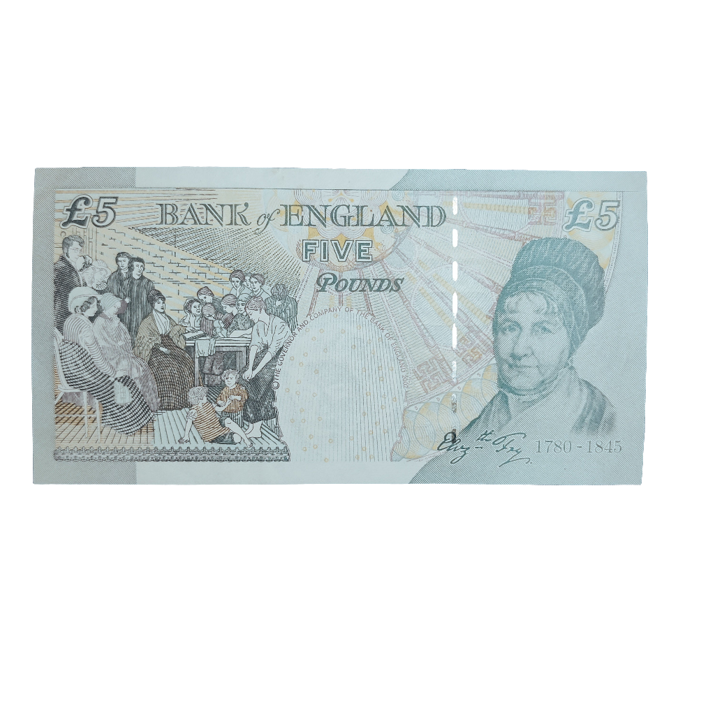 Bank of England series E five pounds Banknote Merlyn Lowther
