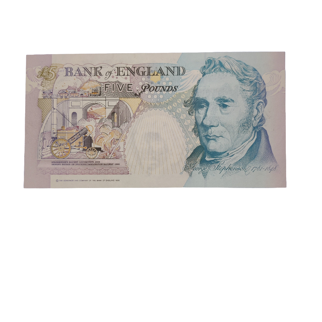 Bank of England Series E five pounds Banknote Merlyn Lowther