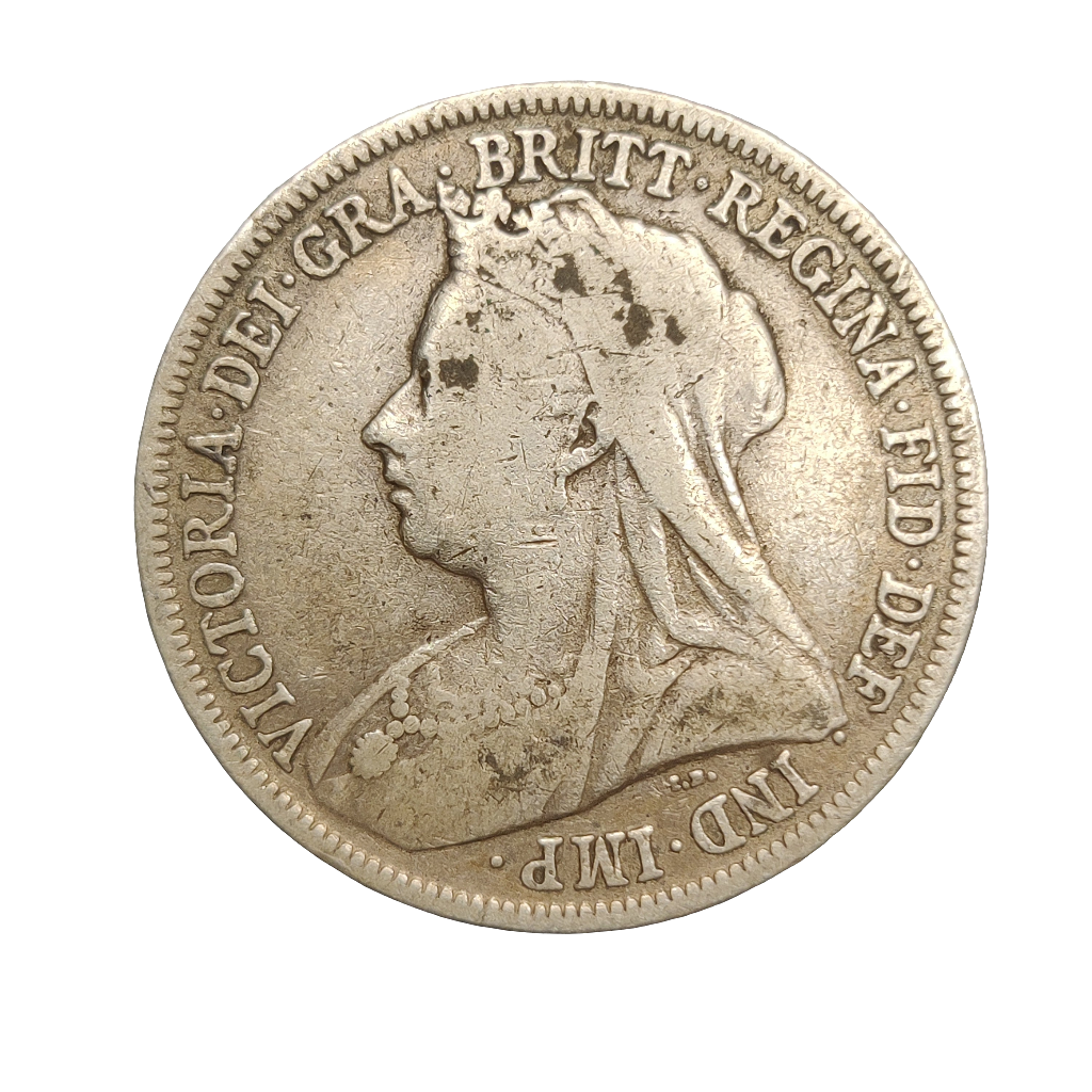 1899 Victoria one shilling