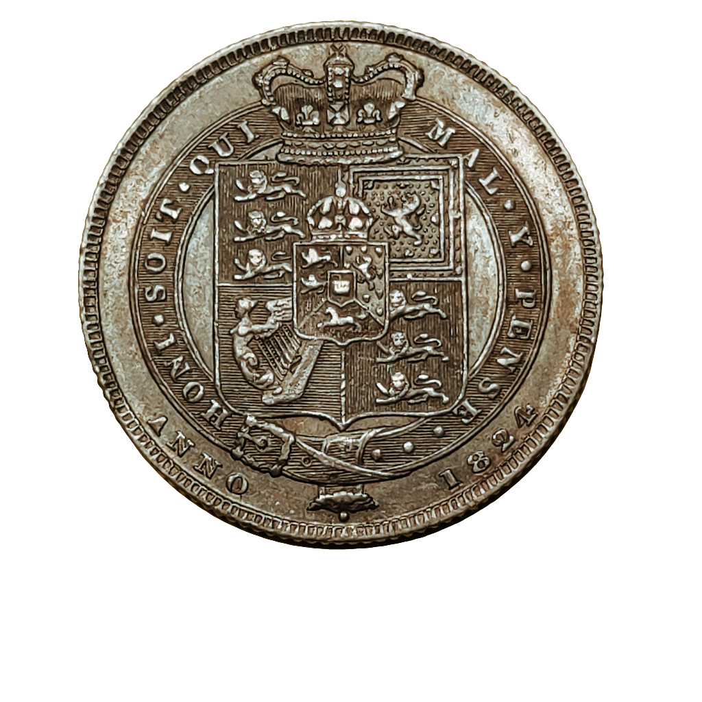 1824 George IV shilling