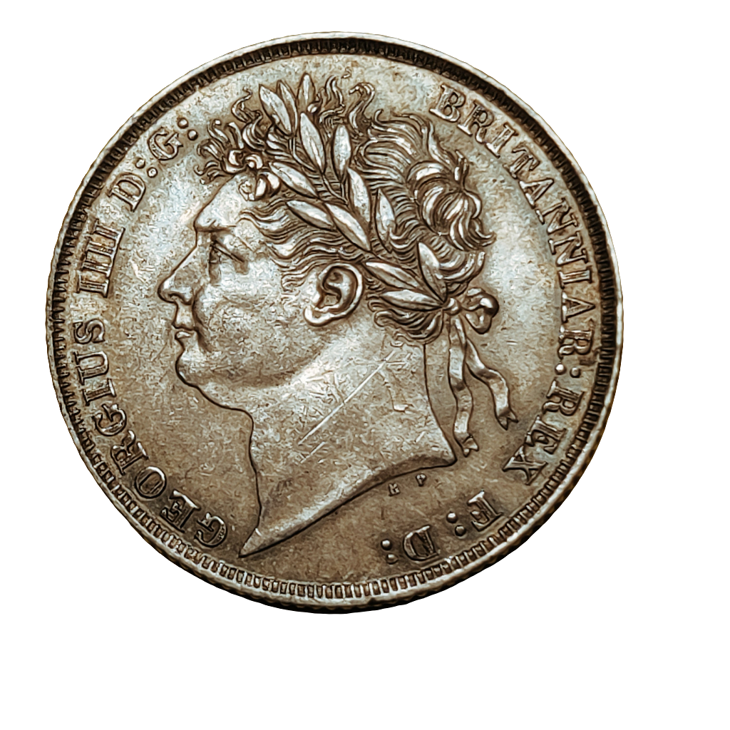 1824 George IV shilling