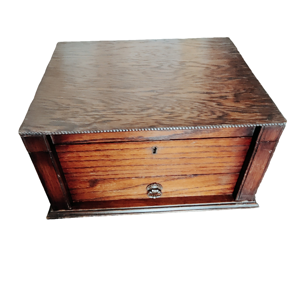 Antique collectors cabinet/ storage box