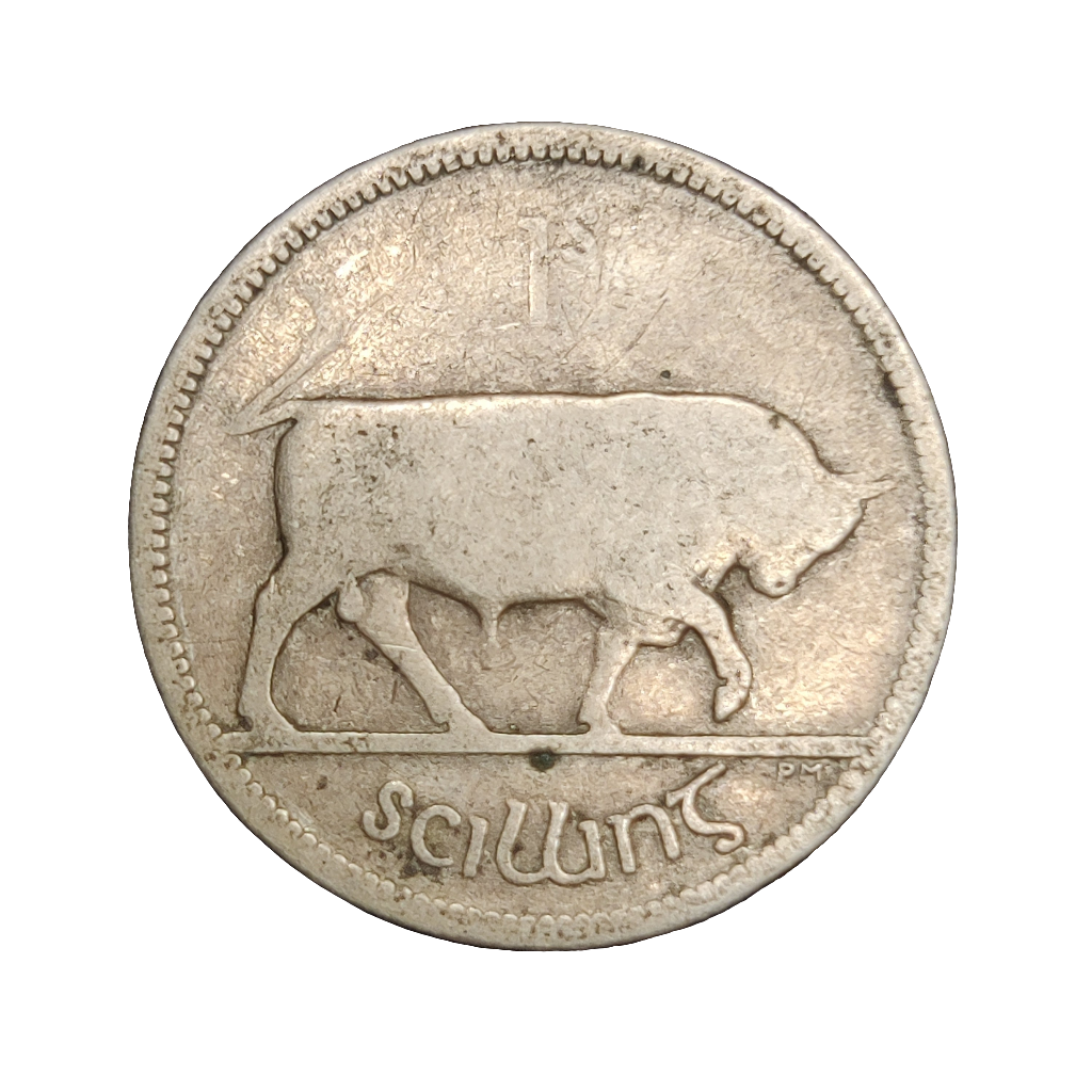 1928 Irish one shilling
