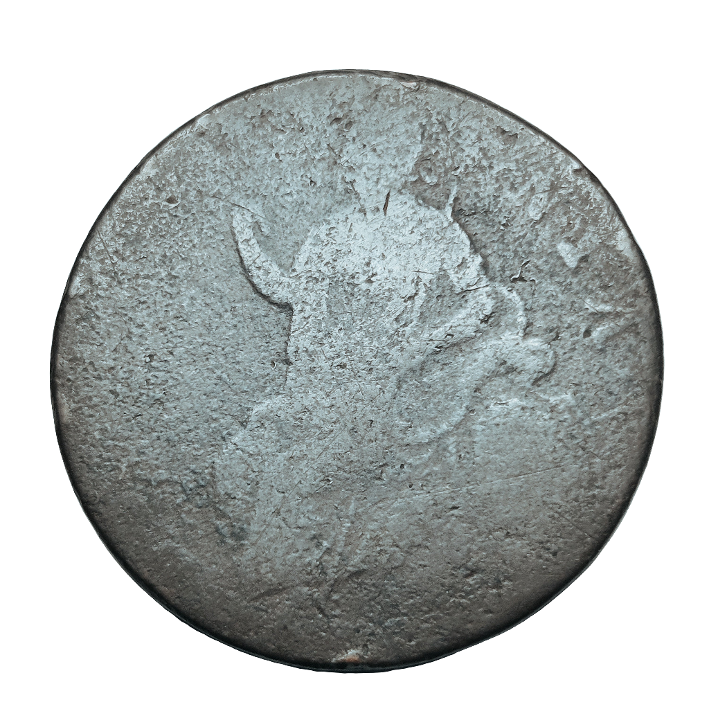 William and Mary half penny