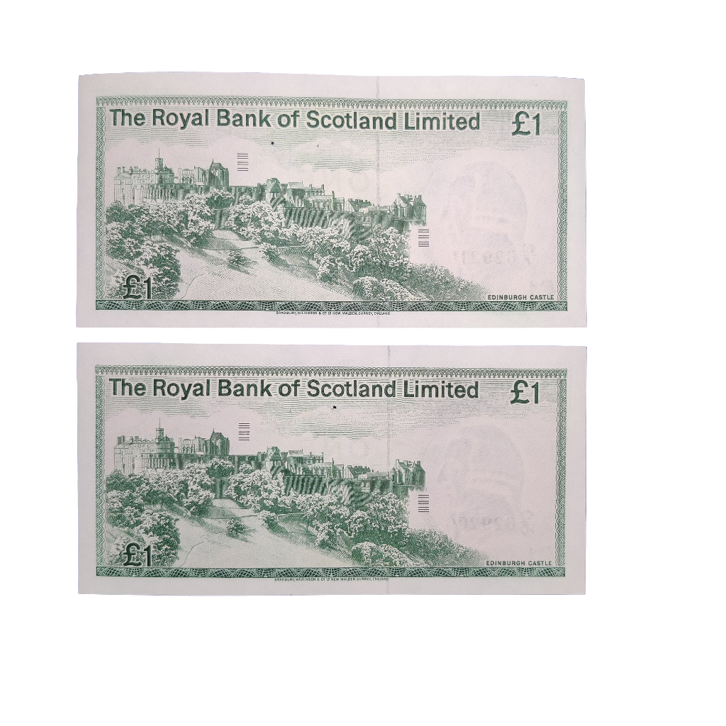 The Royal Bank Of Scotland Limited one pounds banknote
