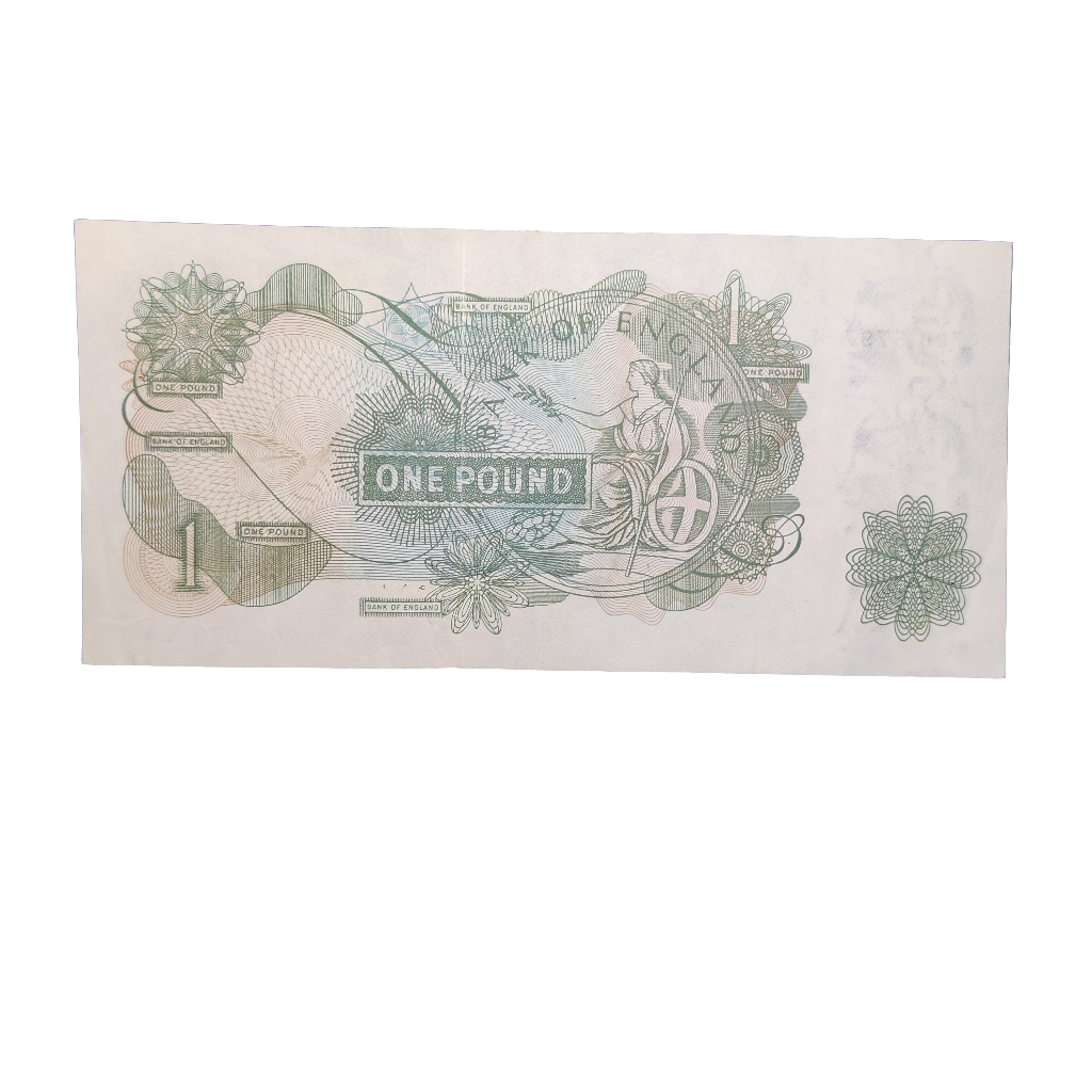Bank of England series c one pounds Banknote J S Ford