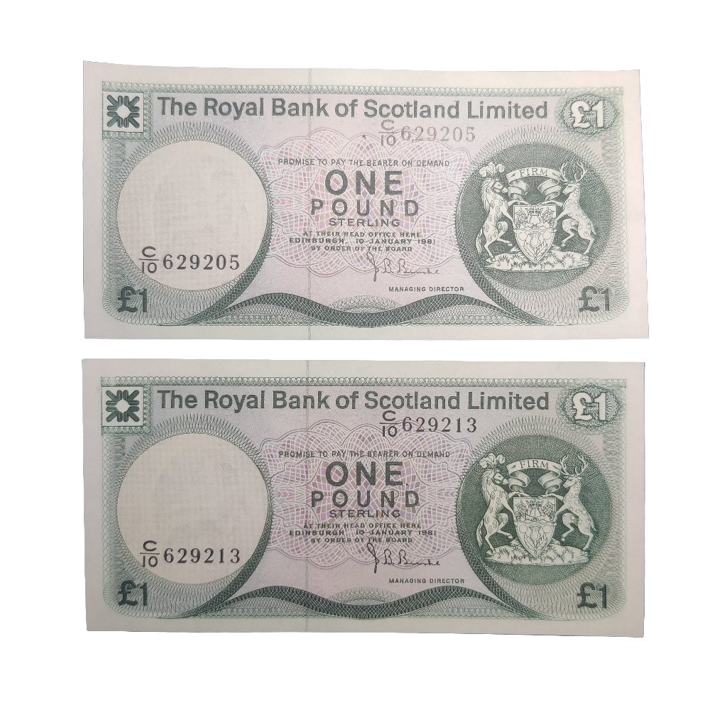 The Royal Bank of Scotland Limited one pounds
