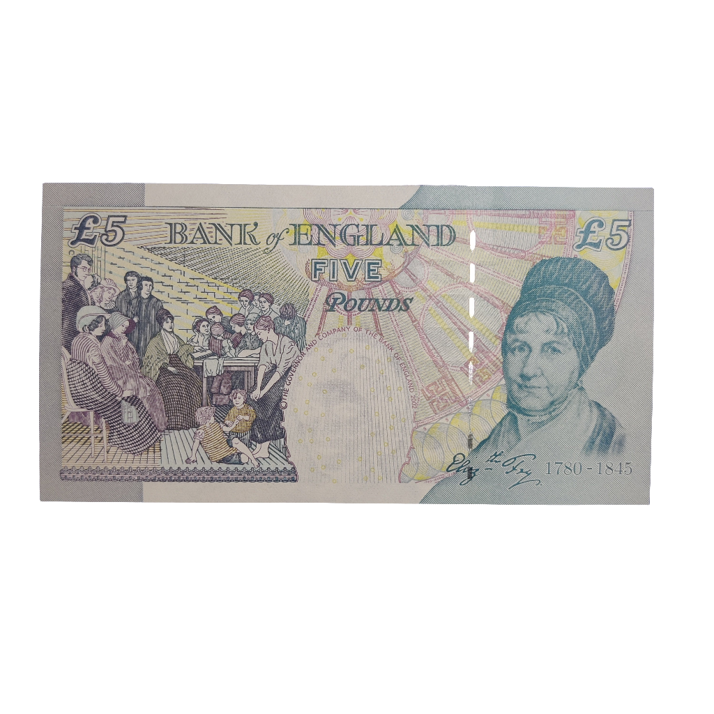 Bank of England series E five pounds Merlyn Lowther