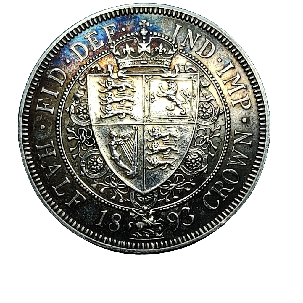 1893 Victoria halfcrown