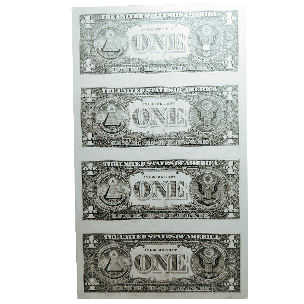 2003 series American 1 dollar x4 uncutsheet