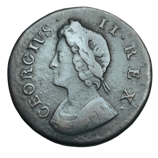 1736 George ii Farthing