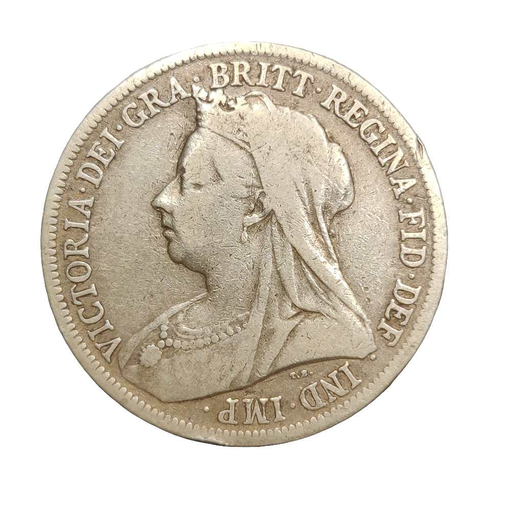1900 Victoria one shilling