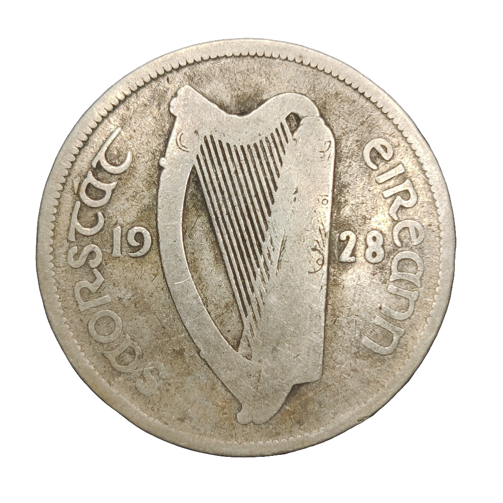 1928 Irish half crown