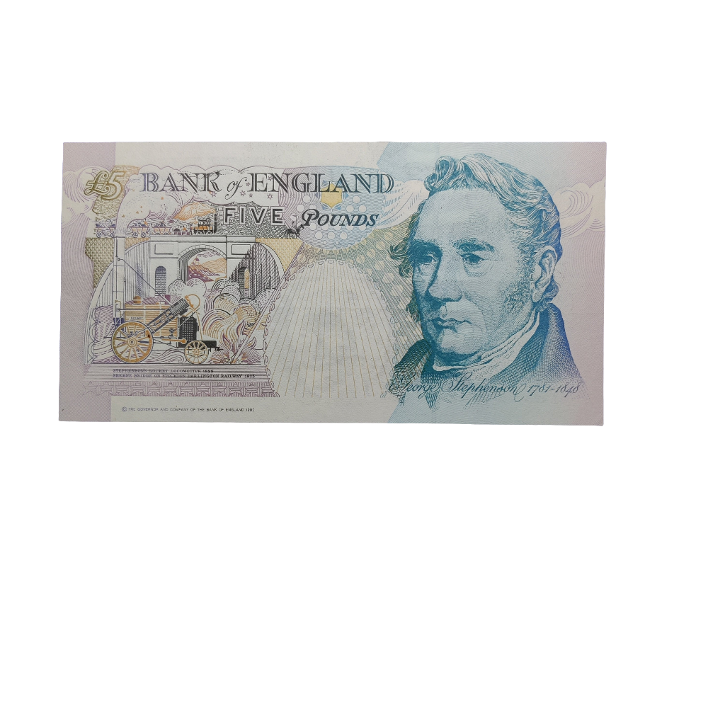 Bank of England Series E five pound Banknote Merlyn Lowther