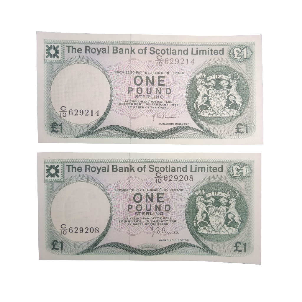 The Royal Bank Of Scotland Limited one pounds Banknote